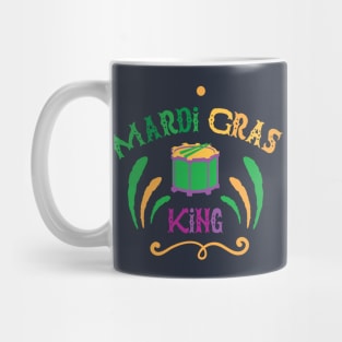 Mardi Gras King T-shirt and Apparel Mug